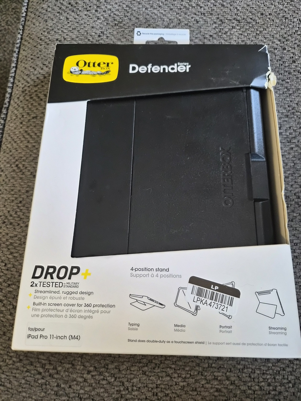 OtterBox Defender Series Case - Black 11inch Ipads